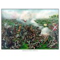 Stocktrek Images StockTrek Images PSTJPA100693M Vintage Civil War Print of The Battle of Five Forks Poster Print; 16 x 12 PSTJPA100693M